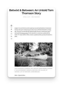 Betwixt & Between: An Untold Tom Thomson Story